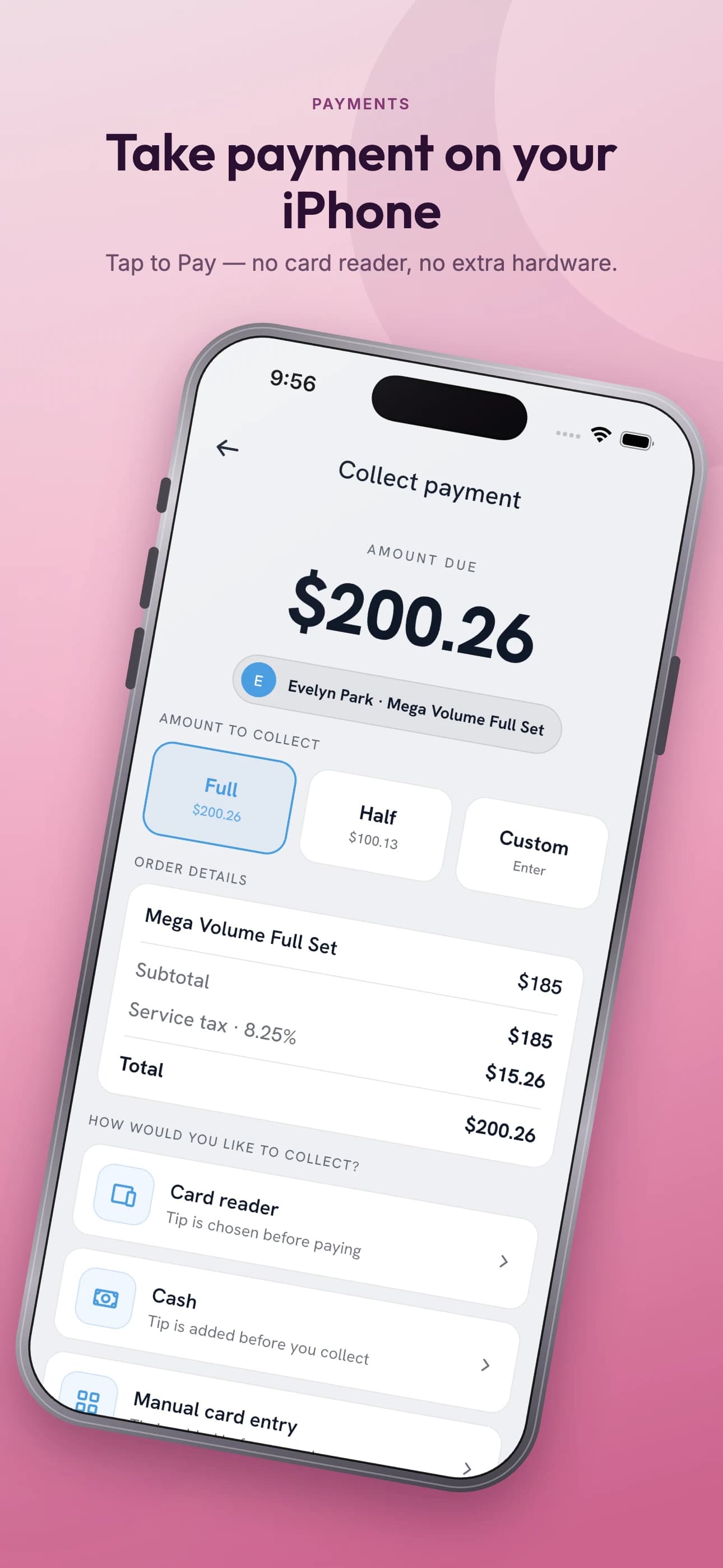 Collect payment
