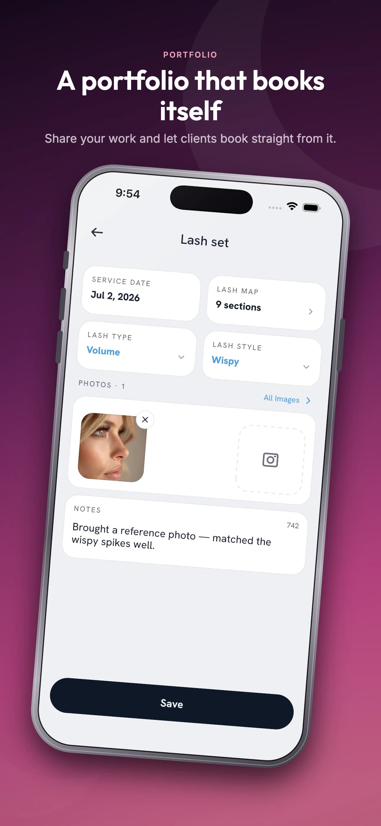 Lash set record