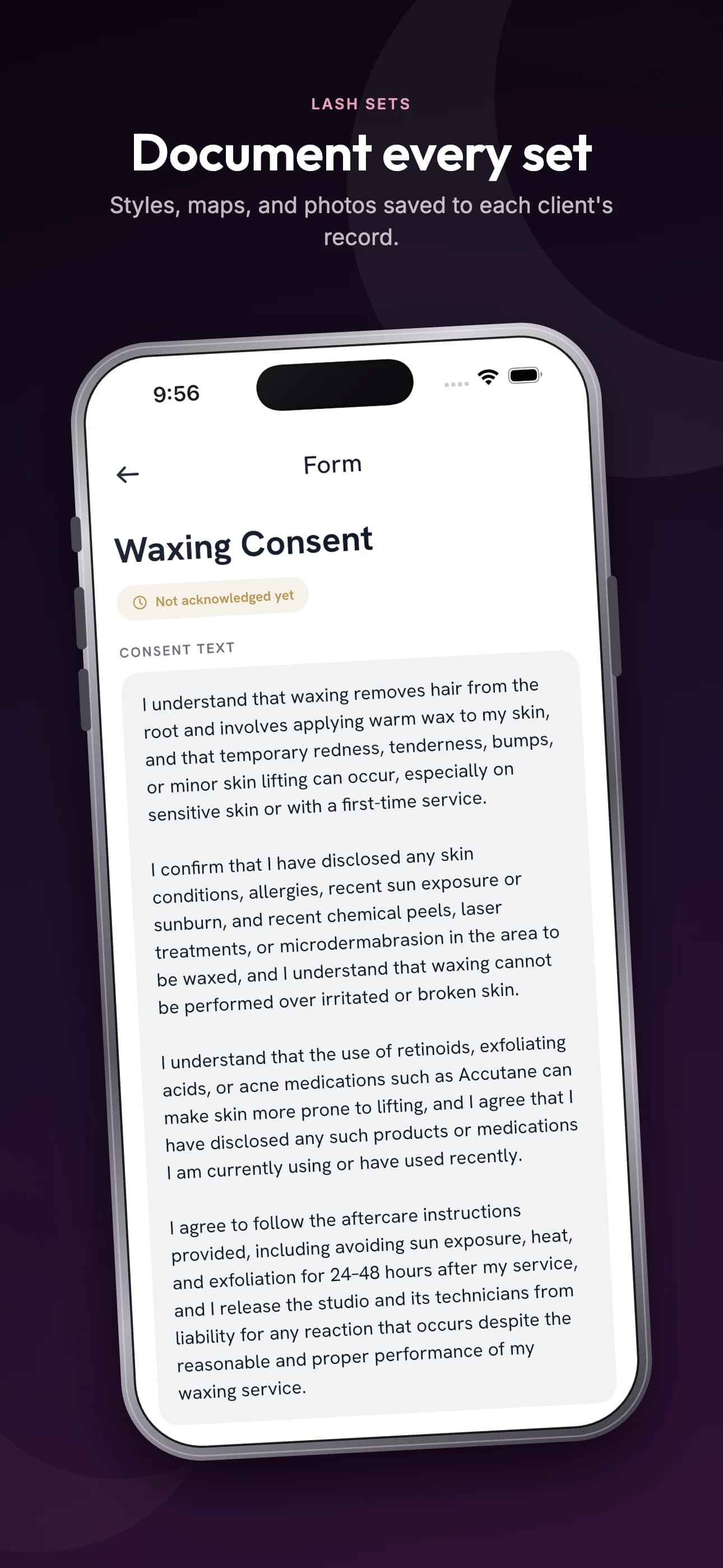 Consent form